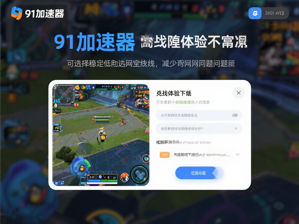 比如，当进行在线游戏时，游戏画面卡顿和高延迟最常见